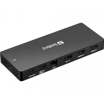 Sandberg USB-C 13in1 DockingStation Pro johdollinen USB 3.2 Gen 1 Type-C
