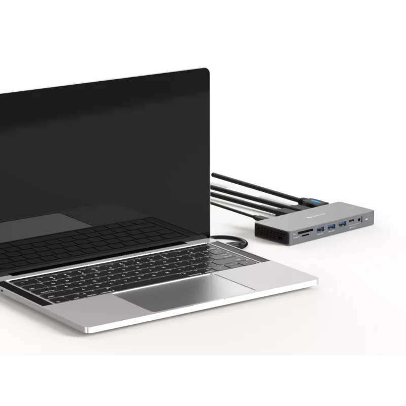 Sandberg USB-C 13in1 DockingStation Pro johdollinen USB 3.2 Gen 1 Type-C
