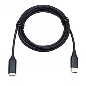 Jabra Link -jatkokaapeli: USB-C–USB-C, 1,2 m, USB-C, USB-C, musta