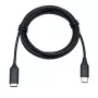 Jabra Link -jatkokaapeli: USB-C–USB-C, 1,2 m, USB-C, USB-C, musta