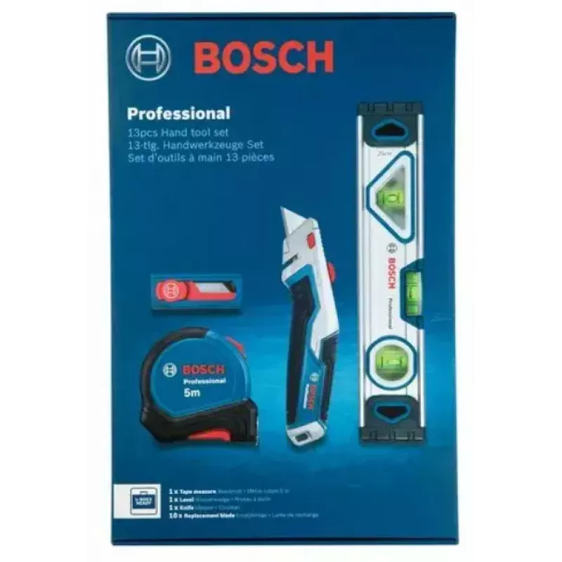 Bosch 1 600 A02 7M3 mekaanikon työkalusarja, 13 työkalua