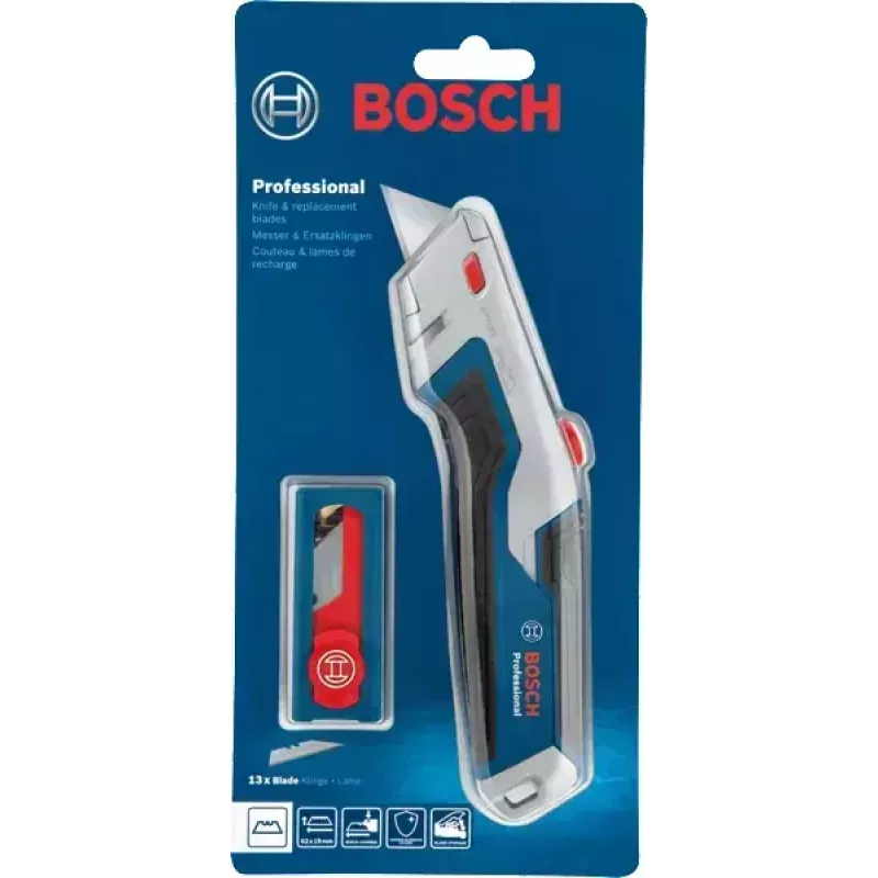 Bosch Professional 1600A027M5 yleisveitsi- ja teräsarja, 63 x 19 mm, sisältää 13 terää, sininen/harmaa