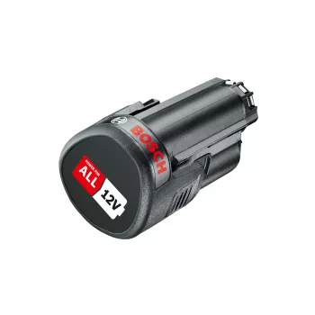 Bosch PBA 12V 2.0 Ah O-B akkupaketti, 12 V 2,0 Ah Li-Ion