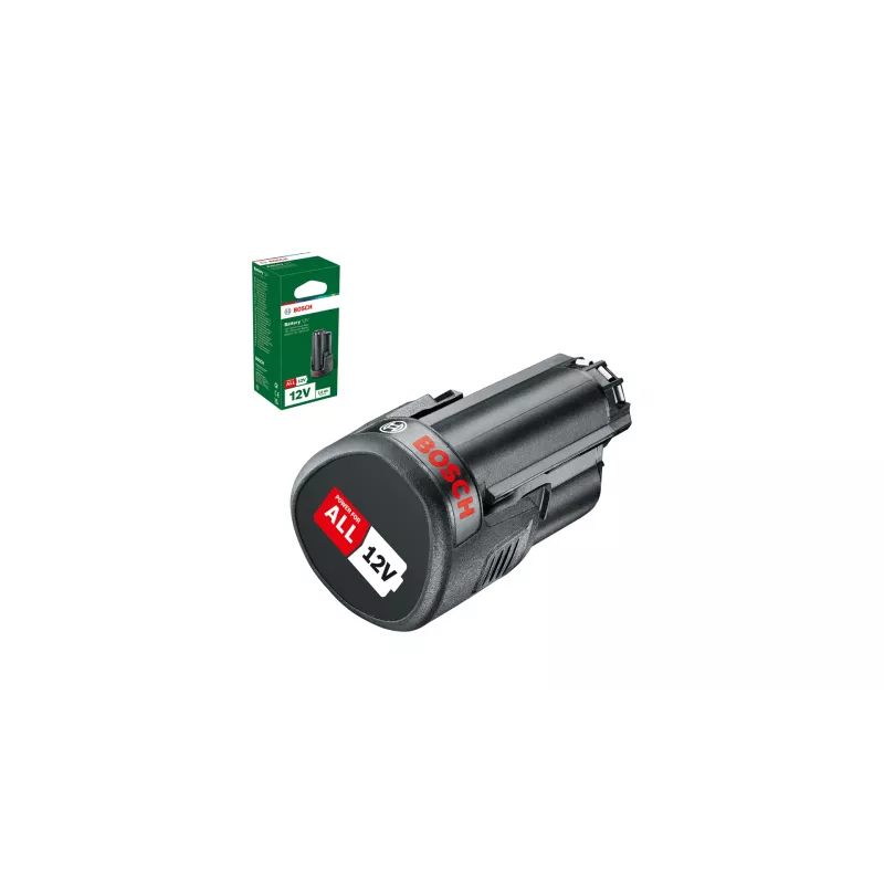 Bosch PBA 12V 2.0 Ah O-B akkupaketti, 12 V 2,0 Ah Li-Ion