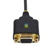 StarTech.com 30cm USB-nullmodemisarjaporttisovitinkaapeli, COM-säilytys, FTDI, USB-A - DB9 RS232, vaihdettavat DB9-mutterit/ruuvit, Windows/macOS/Linux