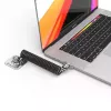 Compulocks 201M VESA-seinäkiinnike turvaraolla, musta