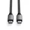 USB-C–USB-C-kaapeli Satechi ST-TCC2MM — 2 m, musta/harmaa, 0,48 Gbit/s
