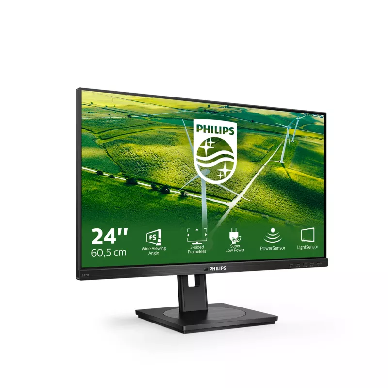 Philips 242B1G/00 tietokonenäyttö 60,5 cm (23,8