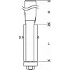 Bosch 2 608 628 346 jyrsin laminaatintasausjyrsin 1 kpl