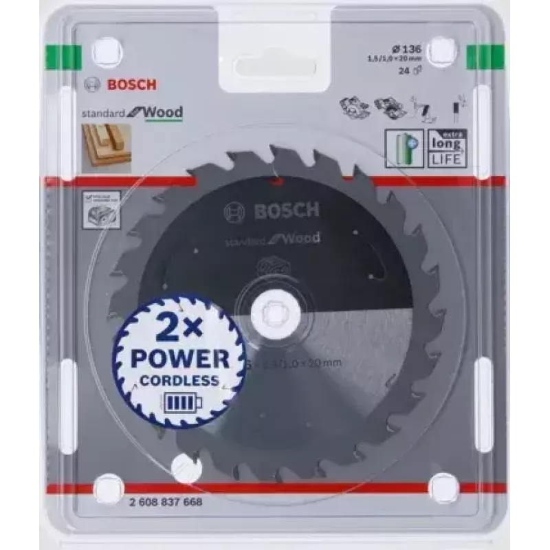 Bosch 2608837668 pyörösahanterä, 136 mm
