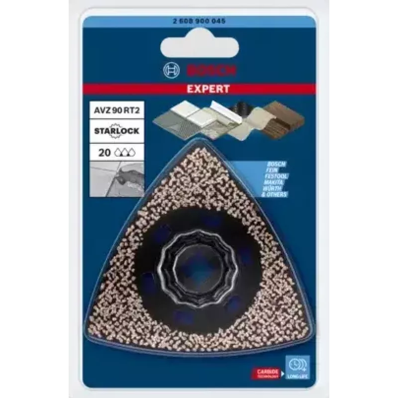 Bosch Expert AVZ 90 RT2 2608900045 delta-hiomalaikka, 90 mm, karkeus 20