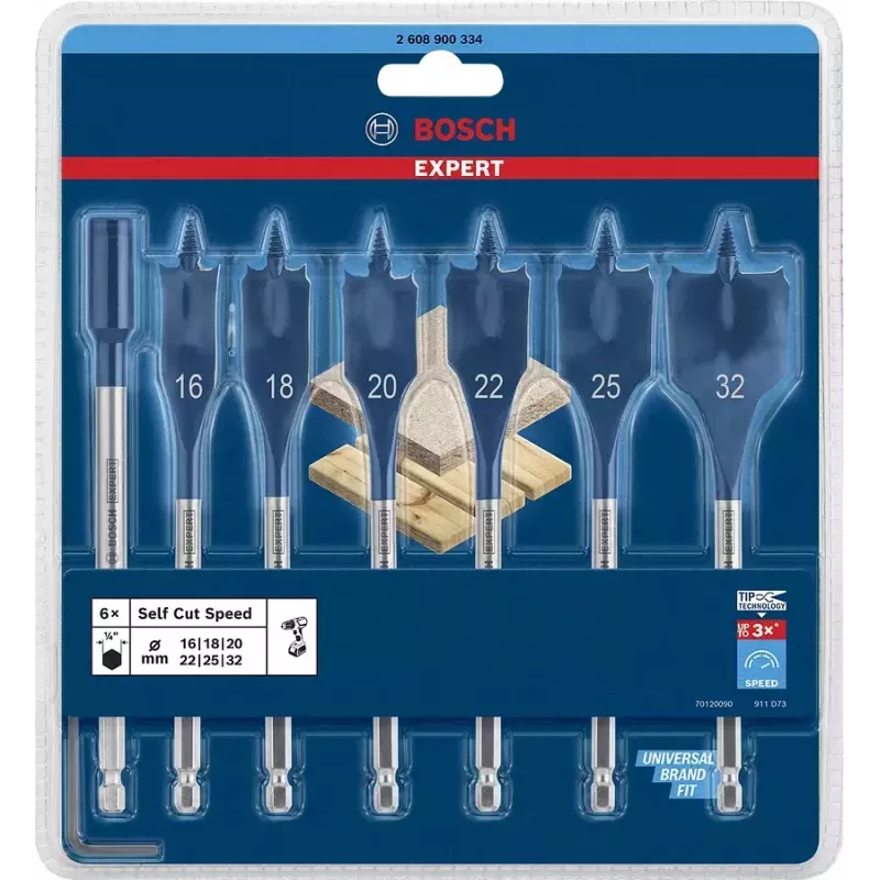 Bosch 2 608 900 334 pora litteäpora 7 kpl