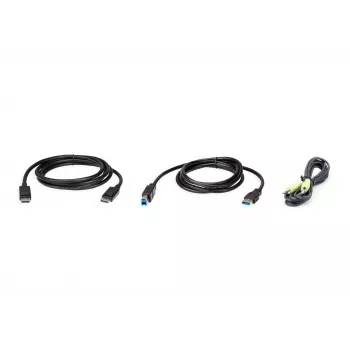 KVM-kaapeli ATEN 2L-7D02UDPX3 1,8 m USB DisplayPort