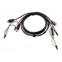 ATEN HDMI KVM -kaapeli 1,8 m, 1,8 m, HDMI, musta, HDMI, USB A, 2 x 3,5 mm, HDMI, USB B, 2 x 3,5 mm, pistoke