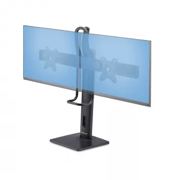 StarTech.com poikkipalkki kahden näytön pöytätelineelle kahdelle 27 tuuman näytölle, VESA-kiinnitys 75x75/100x100, työkaluton korkeudensäätö, jopa 6 kg näyttöä kohden