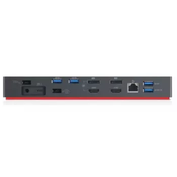 Lenovo 40AN0135EU kannettavan telakka/porttireplikaattori johdollinen Thunderbolt 3 musta, punainen