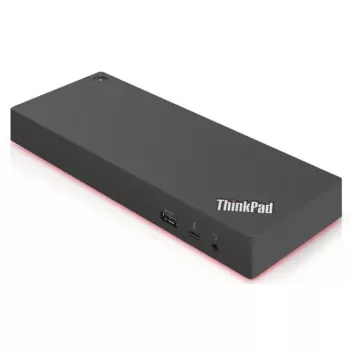 Lenovo 40AN0135EU kannettavan telakka/porttireplikaattori johdollinen Thunderbolt 3 musta, punainen
