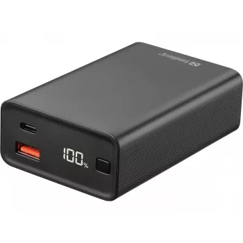 Kannettava varavirtalähde Sandberg Travel Powerbank 20000 PD65W, 20000 mAh