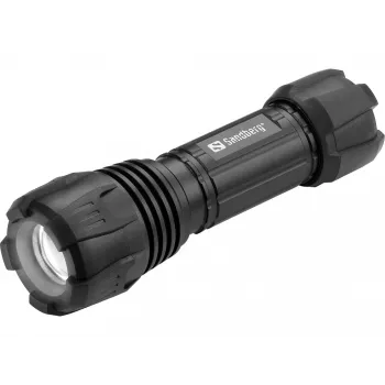 Sandberg Survivor Torch AAA-paristolle, käsivalaisin, musta, alumiini, LED, 3 W, 150 lm