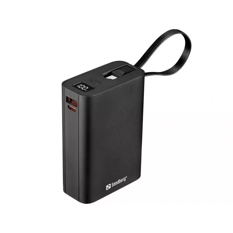 Kannettava akku Sandberg Powerbank 20000 PD20W Connect, 20000 mAh
