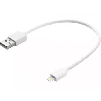 Kaapeli Sandberg USB Lightning MFI 0,2 m valkoinen