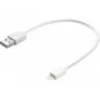 Kaapeli Sandberg USB Lightning MFI 0,2 m valkoinen