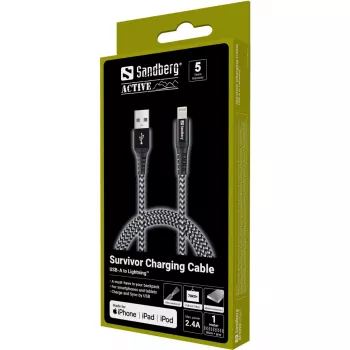 Sandberg Survivor Lightning -kaapeli 1M