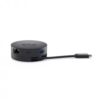 DELL DA300 johdollinen USB 3.2 Gen 2 (3.1 Gen 2) Type-C musta