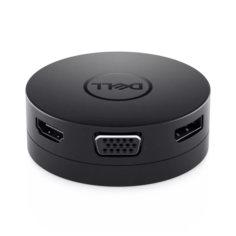 DELL DA300 johdollinen USB 3.2 Gen 2 (3.1 Gen 2) Type-C musta