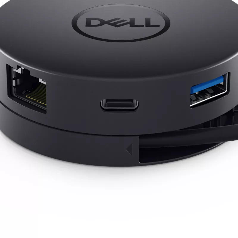 DELL DA300 johdollinen USB 3.2 Gen 2 (3.1 Gen 2) Type-C musta