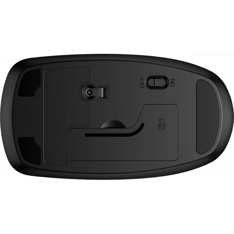 HP 235 langaton hiiri, optinen, 3 painiketta, 2,4 GHz, USB-vastaanotin, musta