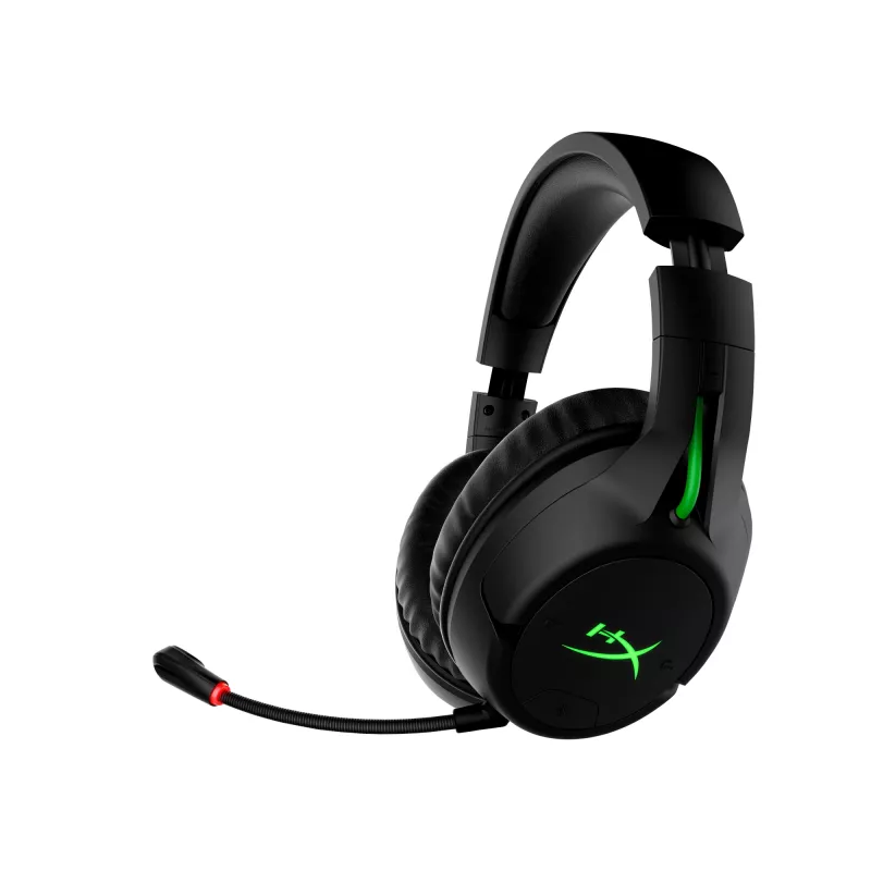 HyperX CloudX Flight – langaton pelikuulokemikrofoni (musta-vihreä) – Xbox
