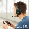 HyperX CloudX Flight – langaton pelikuulokemikrofoni (musta-vihreä) – Xbox