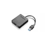 Lenovo Universal USB 3.0 - VGA/HDMI USB-näytönohjainadapteri musta