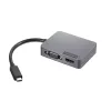 Lenovo 4X91A30366 kannettavan telakka/porttireplikaattori johdollinen USB 2.0 Type-C harmaa