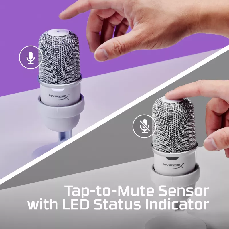 HyperX SoloCast – USB-mikrofoni (valkoinen)