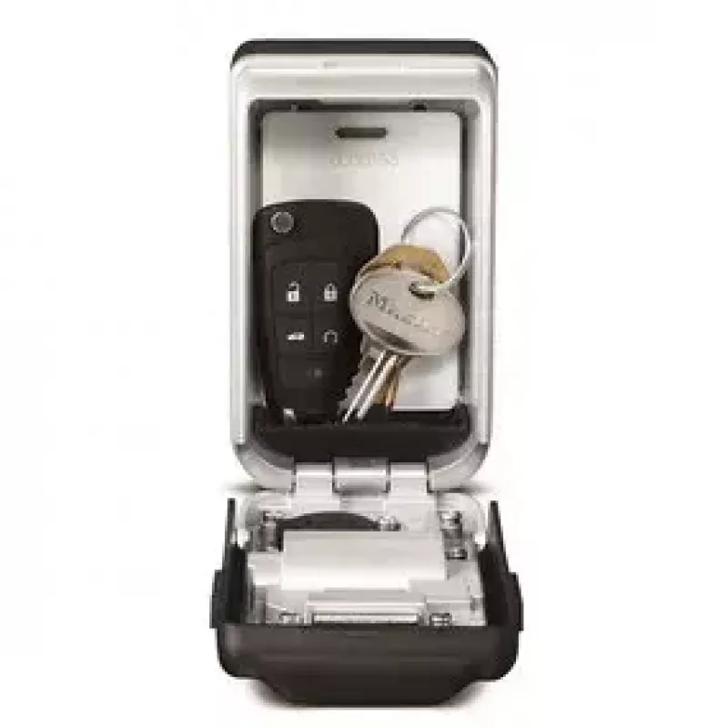 Seinäturvakaappi MASTER LOCK keskikokoinen valaistu kiertonuppi avainsäilytyslaatikko Select Access® harmaa