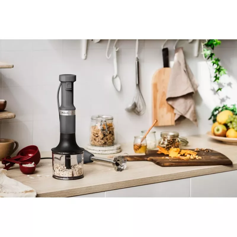 KitchenAid 5KHBV83EDG 1 L sauvasekoitin 180 W harmaa