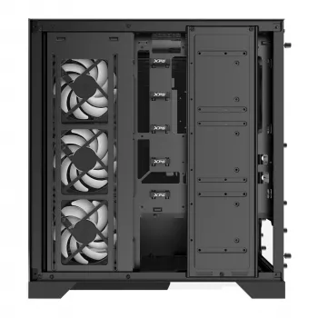 XPG INVADER X WOF Mid-Tower musta, Midi Tower, PC, musta, ATX, micro ATX, Mini-ITX, SPCC, 17,5 cm