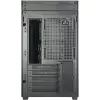 PC Mini-Tower-kotelo INTER-TECH IM-2 Expander, Mini-ITX/Micro ATX, tukee ATX/SFX-virtalähteitä, 2,5 inch ja 3,5 inch asemia, etu-/ylätuuletin 120/140 mm, musta