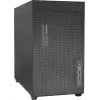 PC Mini-Tower-kotelo INTER-TECH IM-2 Expander, Mini-ITX/Micro ATX, tukee ATX/SFX-virtalähteitä, 2,5 inch ja 3,5 inch asemia, etu-/ylätuuletin 120/140 mm, musta