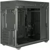 PC Mini-Tower-kotelo INTER-TECH IM-2 Expander, Mini-ITX/Micro ATX, tukee ATX/SFX-virtalähteitä, 2,5 inch ja 3,5 inch asemia, etu-/ylätuuletin 120/140 mm, musta