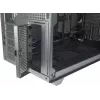 PC Mini-Tower-kotelo INTER-TECH IM-2 Expander, Mini-ITX/Micro ATX, tukee ATX/SFX-virtalähteitä, 2,5 inch ja 3,5 inch asemia, etu-/ylätuuletin 120/140 mm, musta