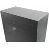 PC Mini-Tower-kotelo INTER-TECH IM-2 Expander, Mini-ITX/Micro ATX, tukee ATX/SFX-virtalähteitä, 2,5 inch ja 3,5 inch asemia, etu-/ylätuuletin 120/140 mm, musta