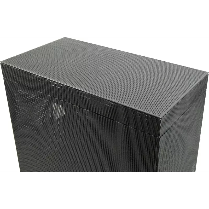 PC Mini-Tower-kotelo INTER-TECH IM-2 Expander, Mini-ITX/Micro ATX, tukee ATX/SFX-virtalähteitä, 2,5 inch ja 3,5 inch asemia, etu-/ylätuuletin 120/140 mm, musta