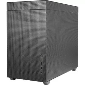 PC Mini-Tower-kotelo INTER-TECH IM-2 Expander, Mini-ITX/Micro ATX, tukee ATX/SFX-virtalähteitä, 2,5