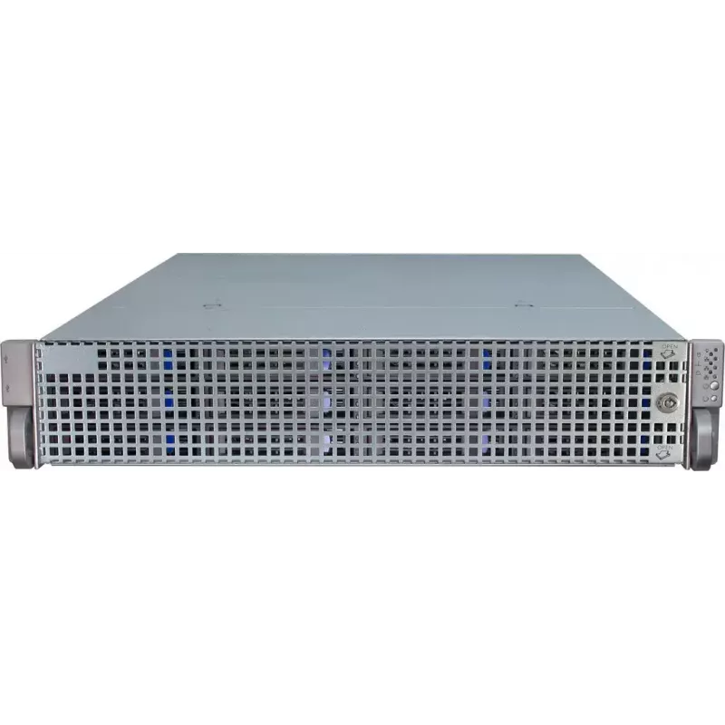 Palvelinkotelo Inter-Tech IPC 2U-2412 rack musta, hopea
