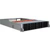 Palvelinkotelo Inter-Tech IPC 2U-2412 rack musta, hopea