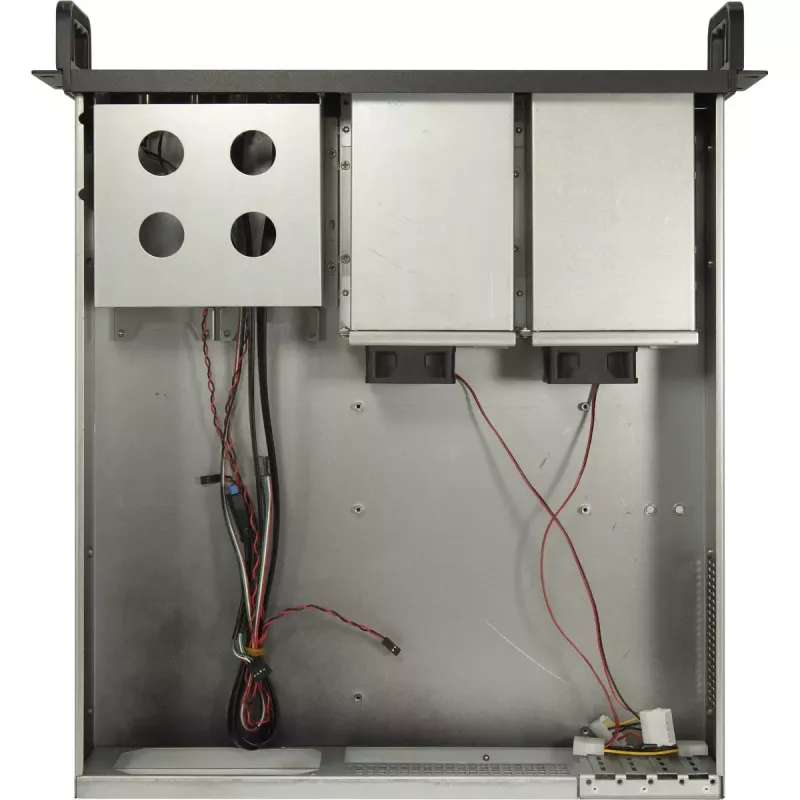 Palvelinrack Inter-Tech 2U-2504 musta 480x527x89mm 60mm tuuletin