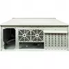 Tietokonekotelo Inter-Tech 4F28 rack musta, hopea